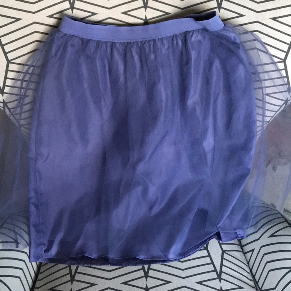Adorable purple tulle skirt